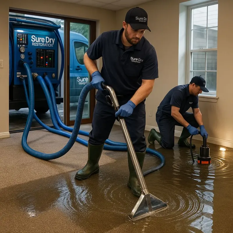 Water Extraction and Removal process in East Concord, NH
